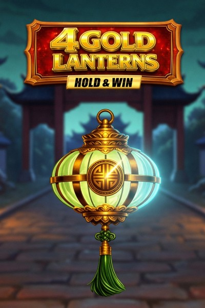 4 Gold Lanterns Hold & Win - Cleobetra